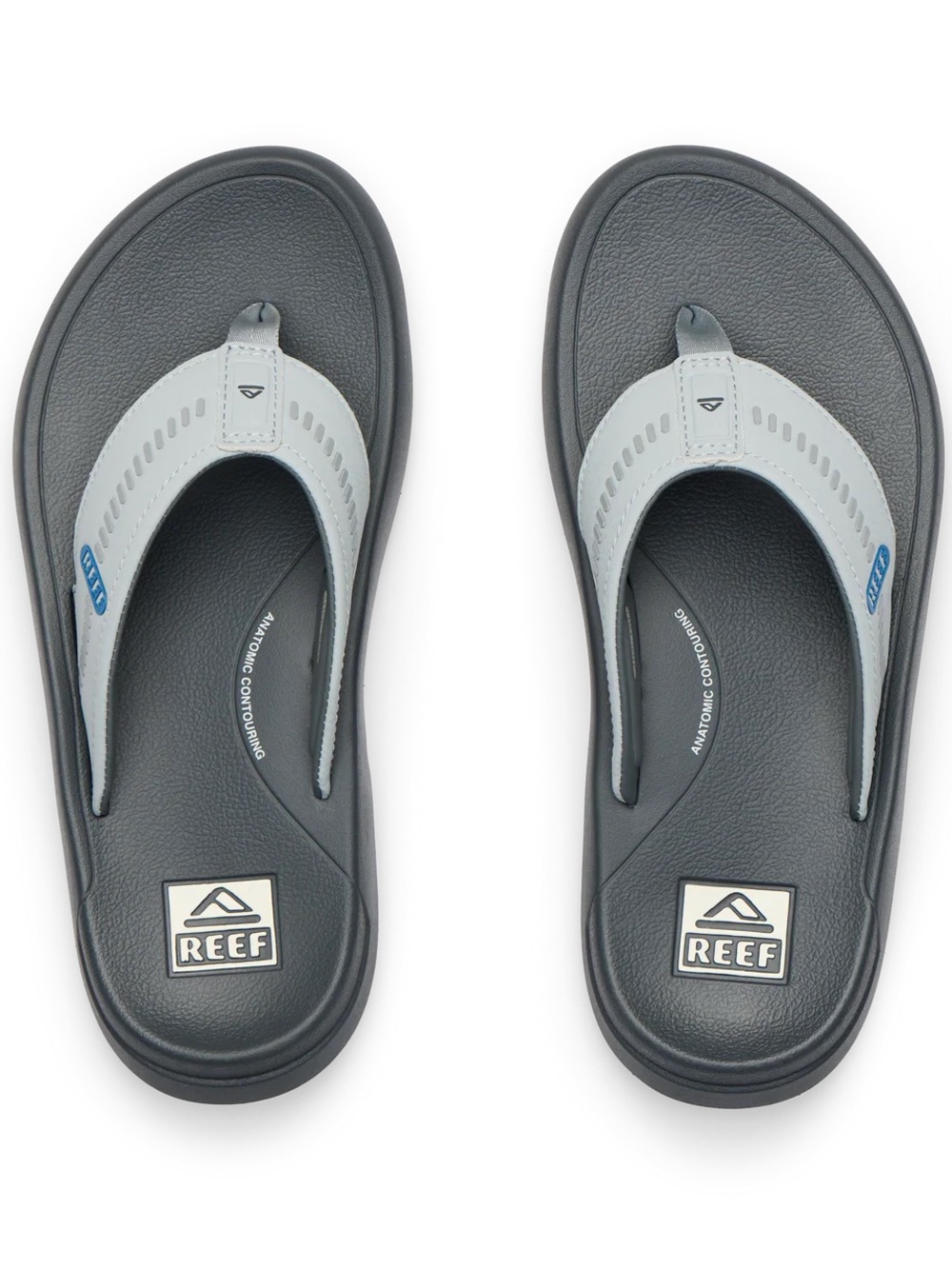 Reef Men’s Gray Contoured Flip Flop Sandals